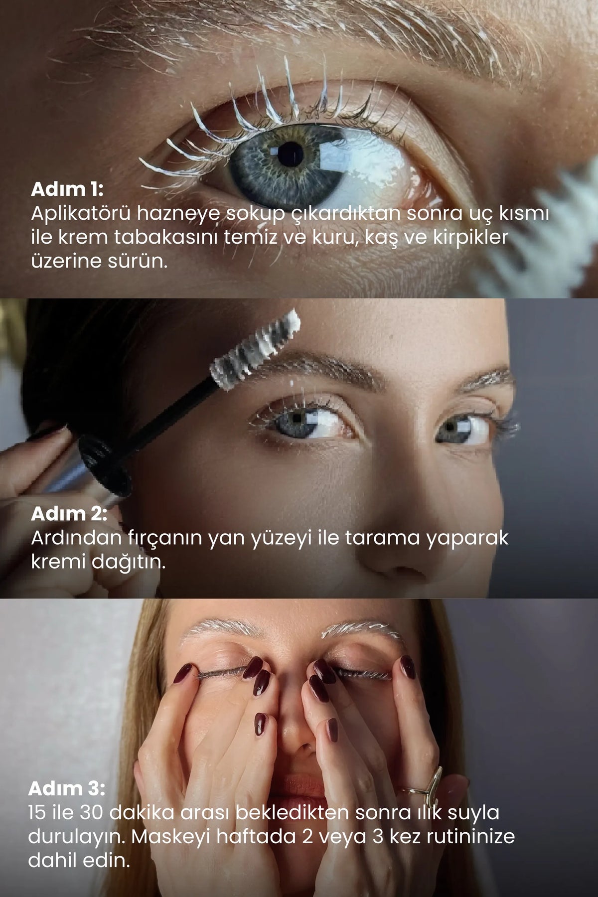 Kaş Kirpik Maskesi 9.5ml - Su Bazlı Parlatıcı Nemlendirici Onarıcı Vegan (%1 Keratin - Biotin)