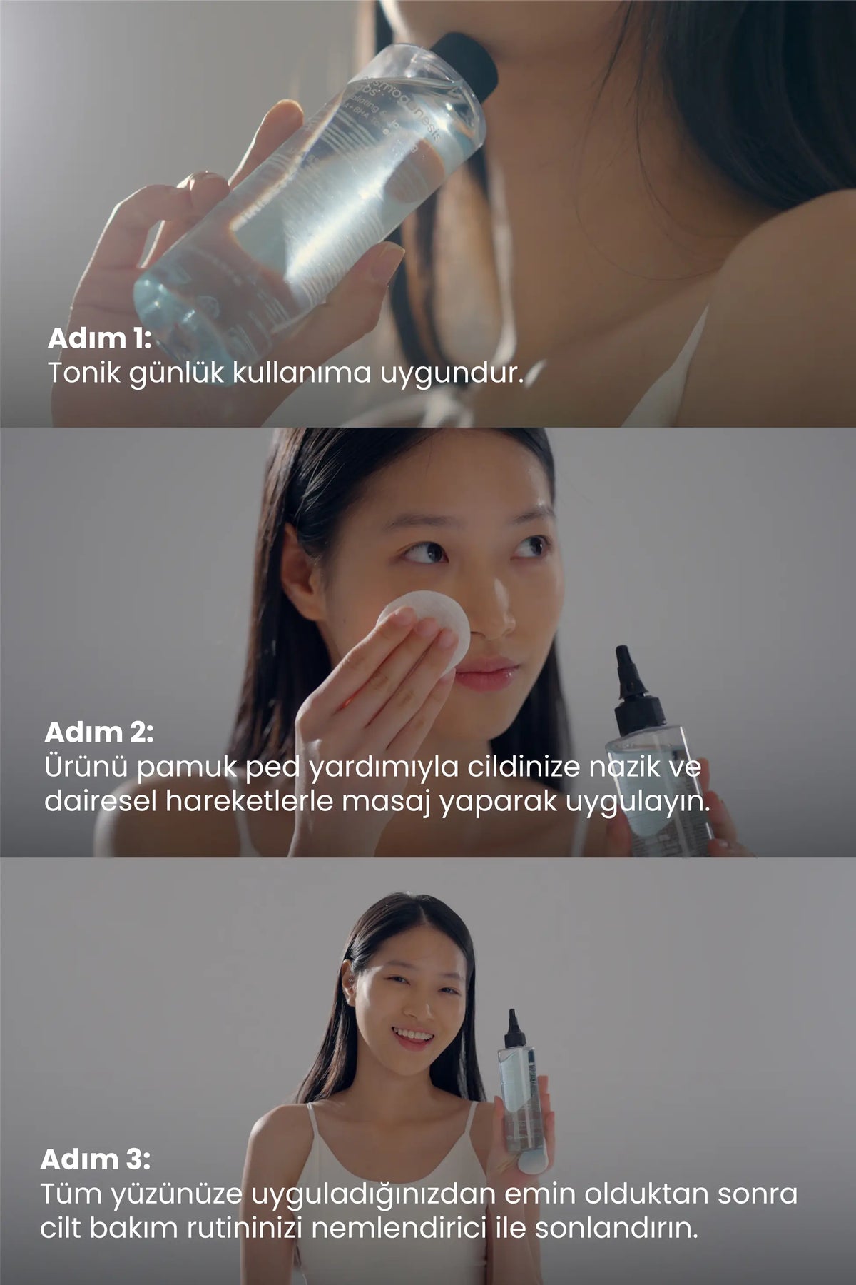 Peeling Etkili Tonik 200ml – %5 AHA %2 BHA Arındırıcı Gözenek Sıkılaştırıcı Ph Dengeleyici Vegan