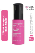 Pembe Ton Yüz Güneş Kremi 50ml - Spf 50 Su Bazlı Ultra Koruyucu Vegan (Hassas Ciltler)