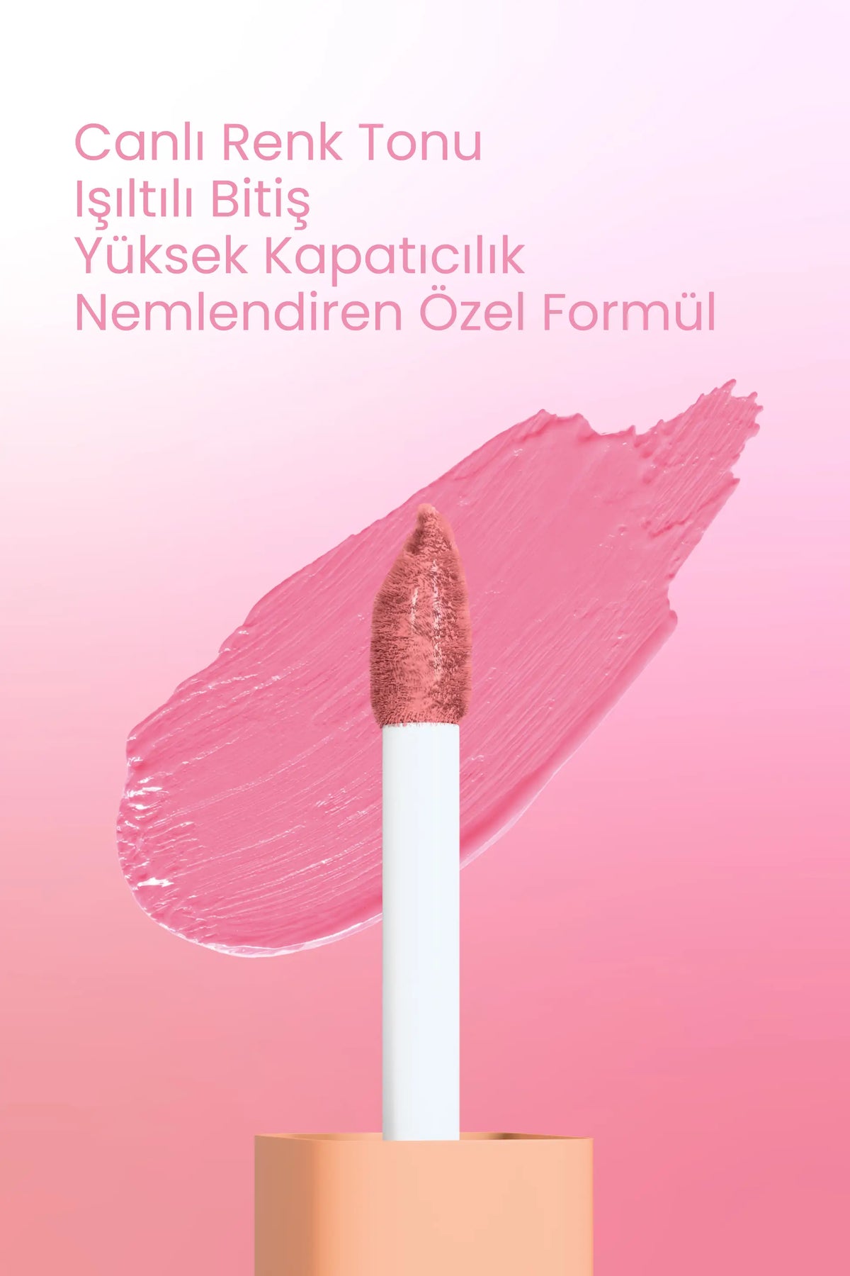 Lumi Pink Tint 5ml – Canlı Şeker Pembe Nemlendirici Allık Ruj Göz Farı (Su Bazlı)