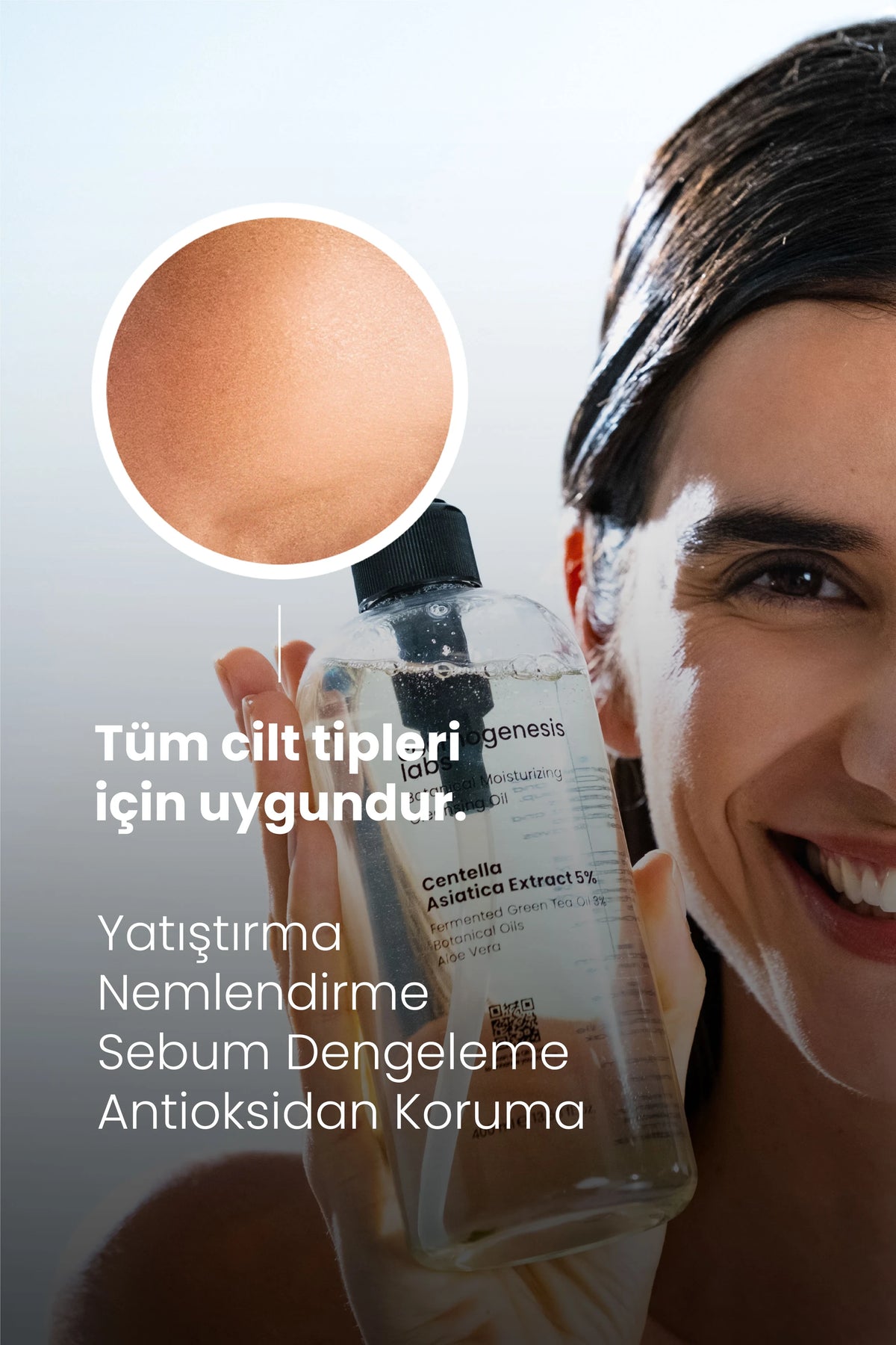 Yüz Ve Makyaj Temizleme Yağı 400ml - Nemlendirici, Sebum Dengeleyici, Cleansing Oil Vegan (%5 Cica)