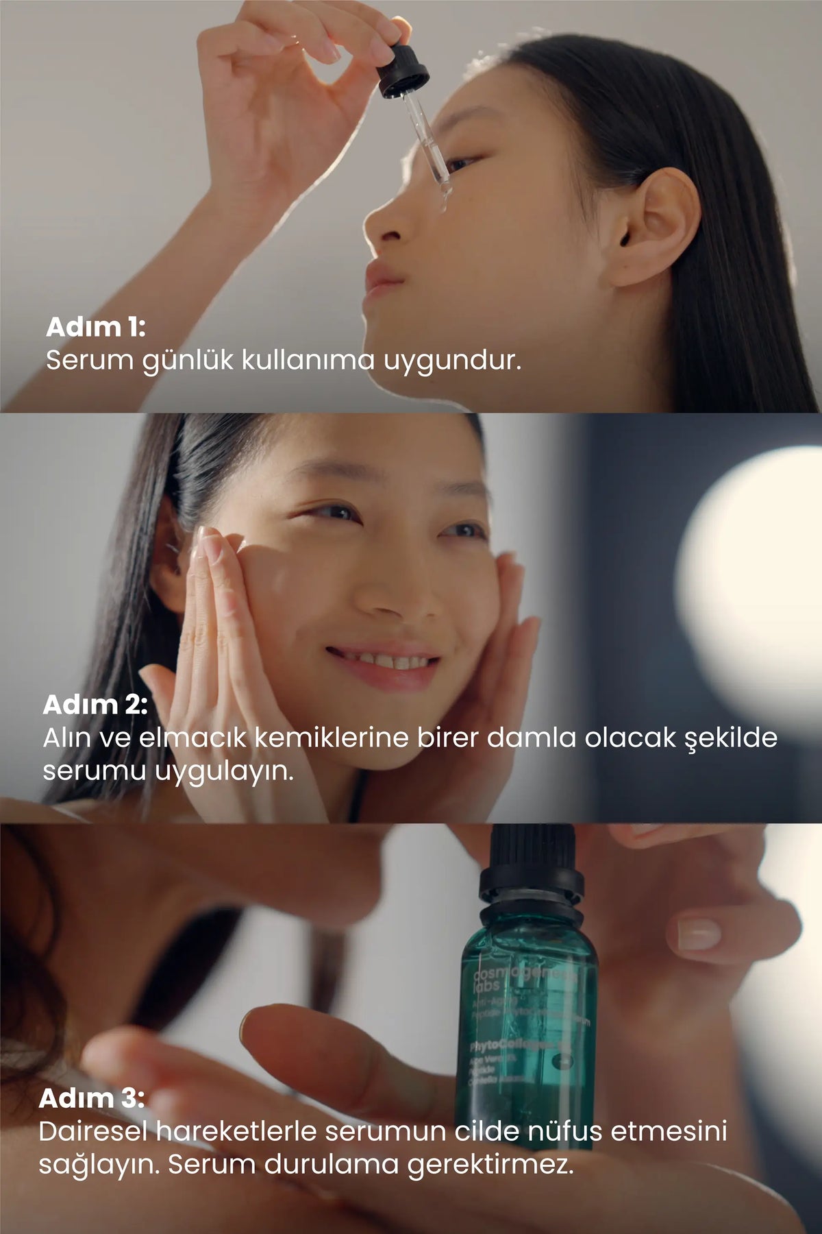 Kolajen Serum 30ml - Yaşlanma Karşıtı Sıkılaştırıcı Ve Yatıştırıcı Etki Vegan (%5 Bitkisel Kolajen)