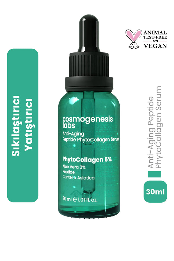 Kolajen Serum 30ml - Yaşlanma Karşıtı Sıkılaştırıcı Ve Yatıştırıcı Etki Vegan (%5 Bitkisel Kolajen)