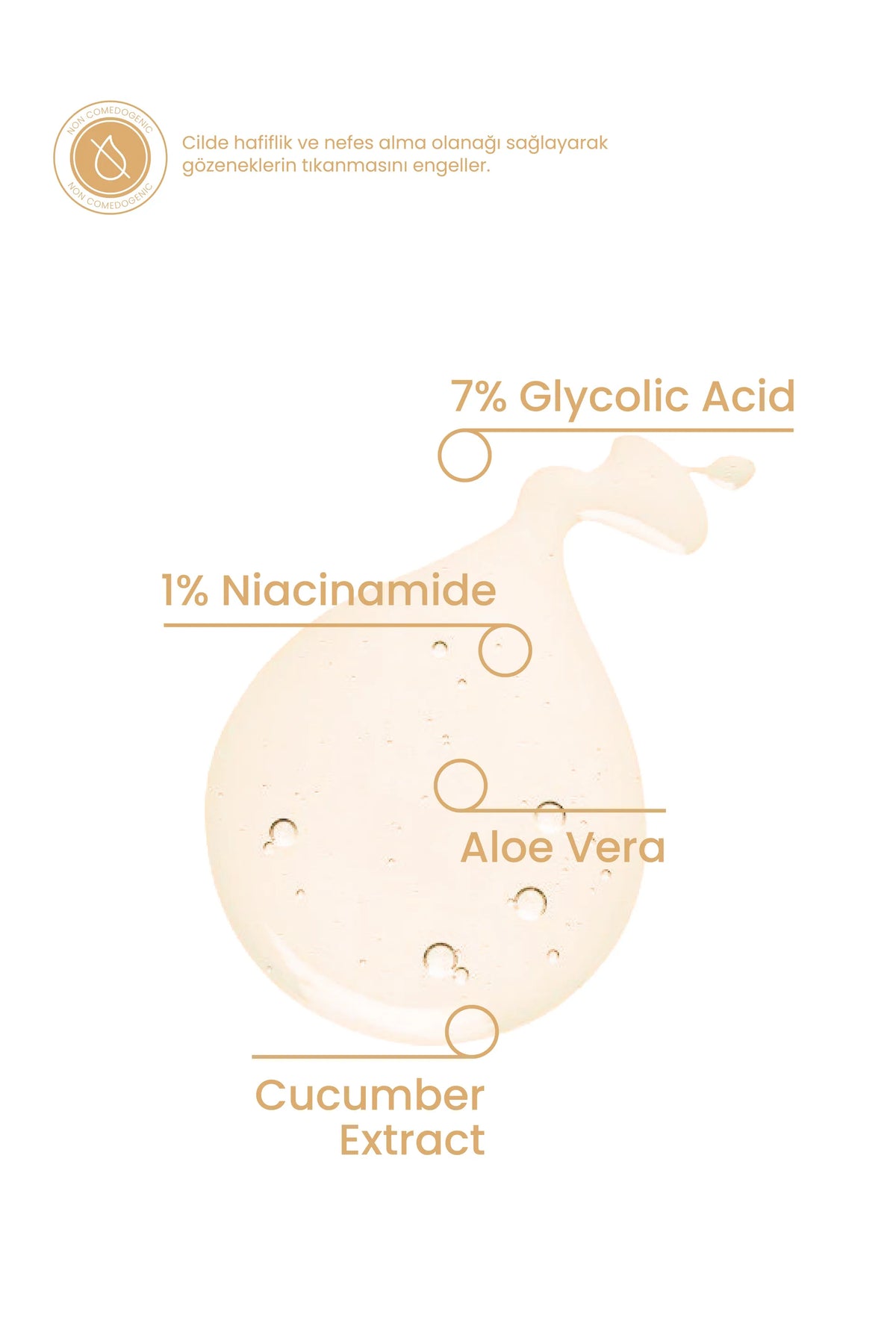 Canlandırıcı ve Leke Karşıtı Glikolik Asit Tonik 200ml - Pürüzsüzleştirici Aydınlatıcı Vegan (%7 Glikolik Asit)