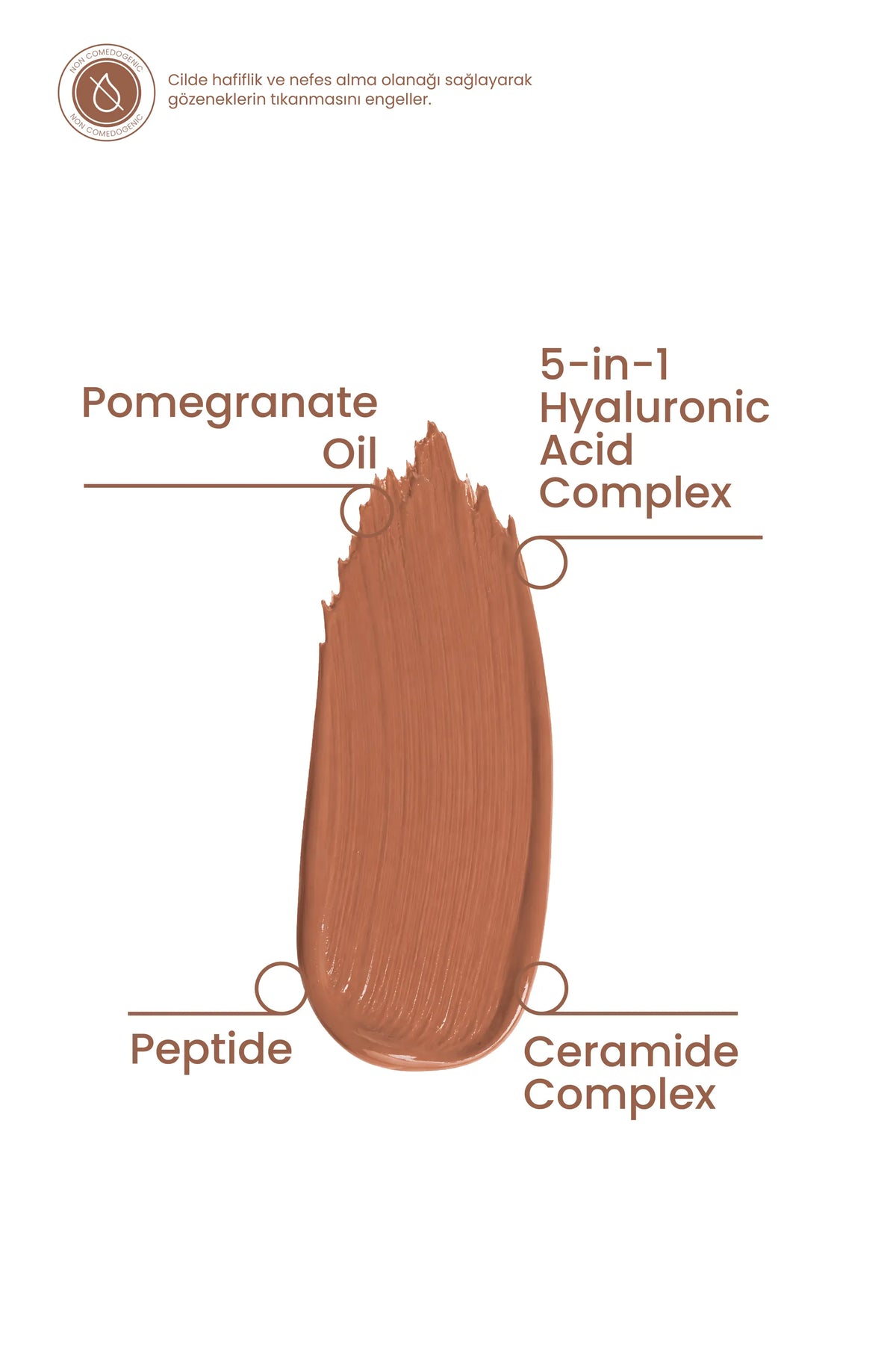Lumi Caramel Tint 5ml – Sıcak Karamel Tonu Nemlendirici Allık Ruj Göz Farı (Su Bazlı)