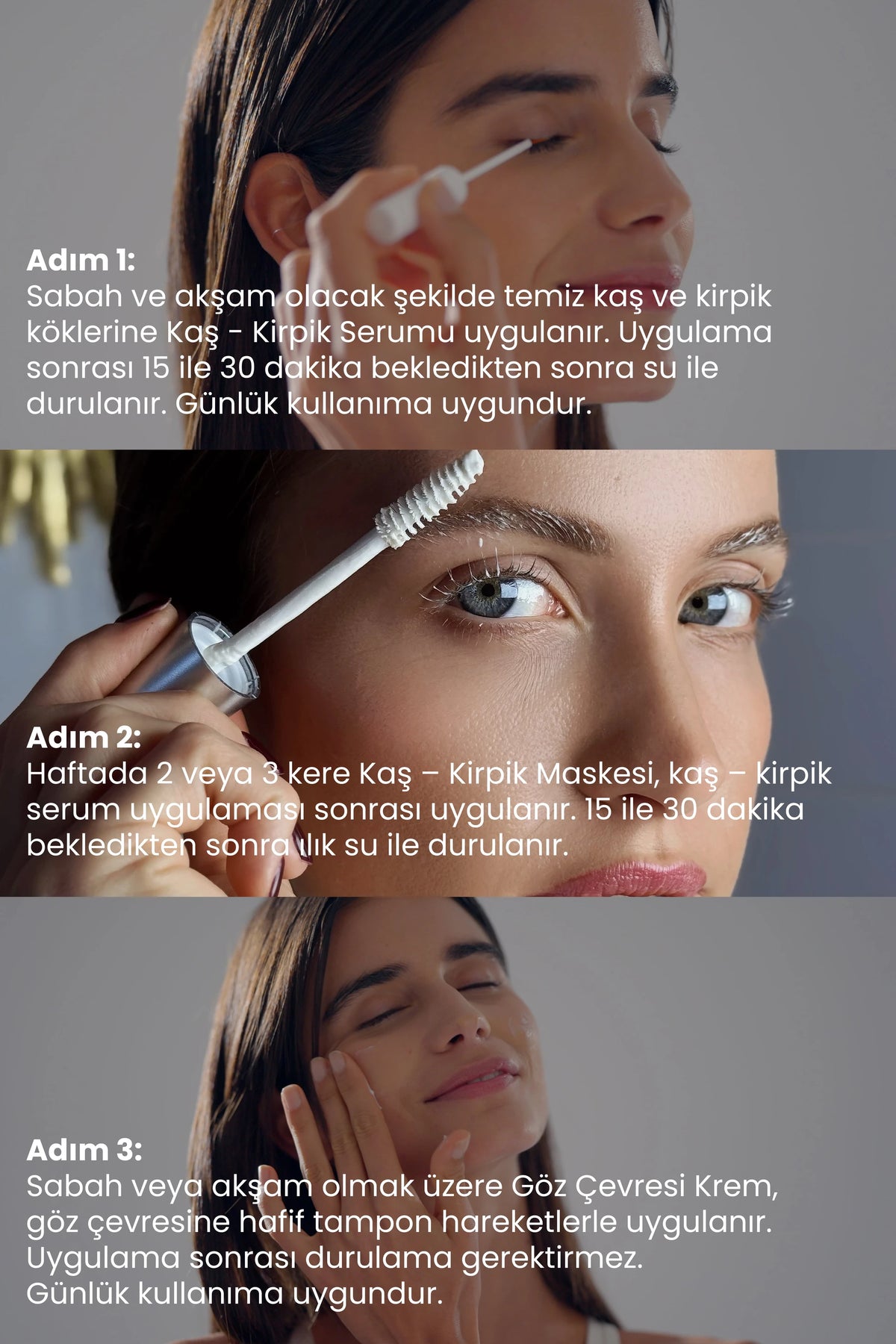 Kaş, Kirpik ve Göz Çevresi Bakım Seti Vegan