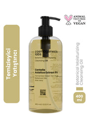 Yüz Ve Makyaj Temizleme Yağı 400ml - Nemlendirici, Sebum Dengeleyici, Cleansing Oil Vegan (%5 Cica)